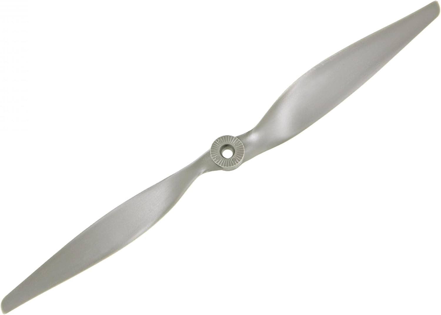uxcell RC Propellers CW 13x6.5 Inch 2-Vane for Airplane Nylon Gray 2Pcs with Adapter Rings