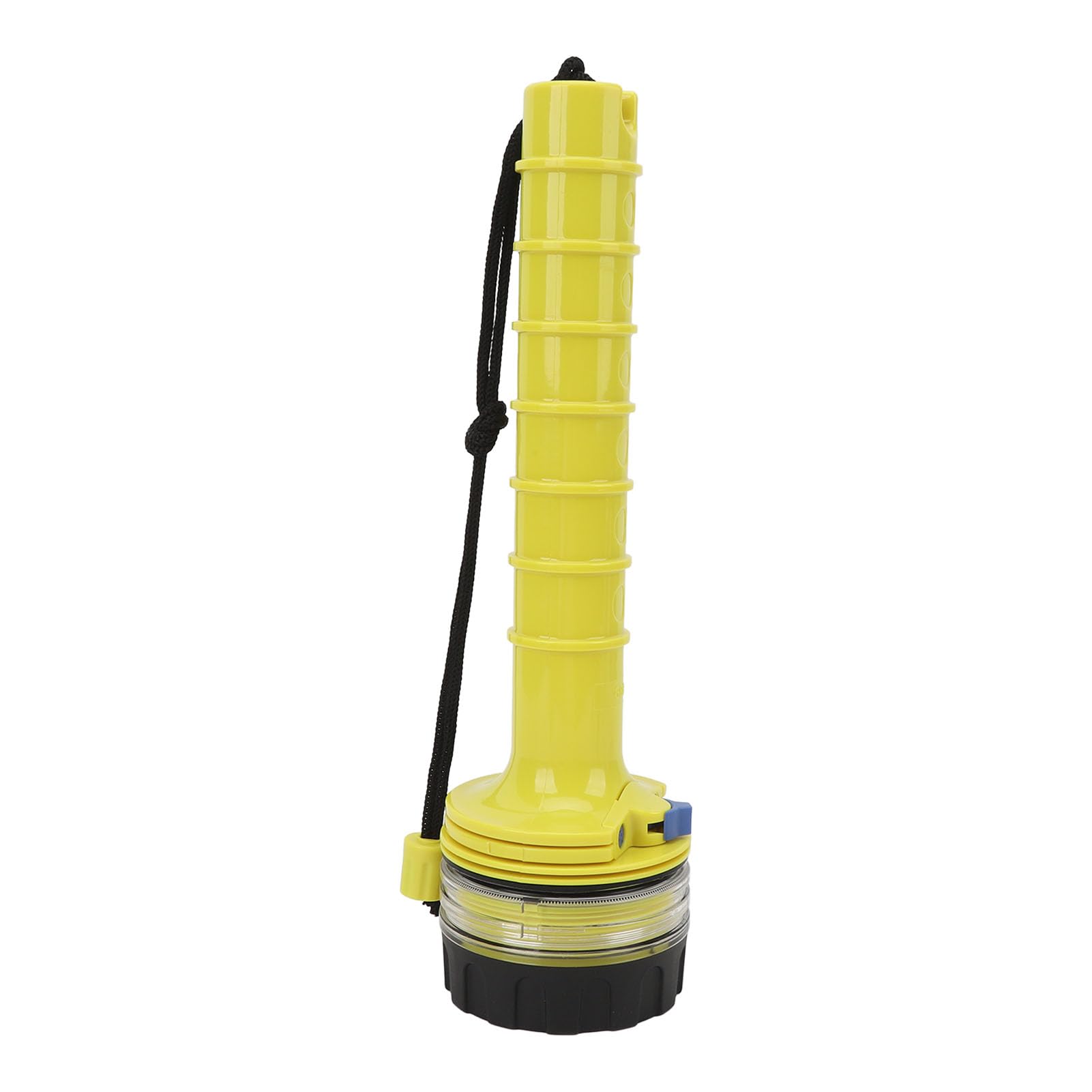Torcia Subacquea Torcia Sommergibile a LED Ultra Luminosa Impermeabile per Immersioni in Campeggio Giallo