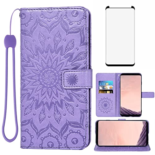 Housse Samsung Galaxy S8 Plus en cuir porte-carte pour visionnage mains libres