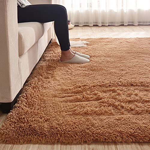 XIANPING Alfombra Salon 200x200cm Antideslizante Suave Mullida Alfombra Mullida Lavable Fácil Mantenimiento Cover
