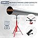 Klysiora V-Type Pipe Stand 28“-52” Height Adjustable Fits 1/2“ to 12” Pipes 2500 Lbs Heavy-Duty Steel Jack Stand Ideal for Welding, Auto Repair, Threading, and Automotive Industries Foldable Portable