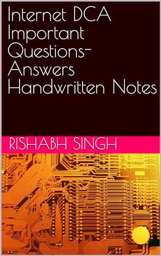 Internet DCA Important Questions-Answers। Handwritten Notes