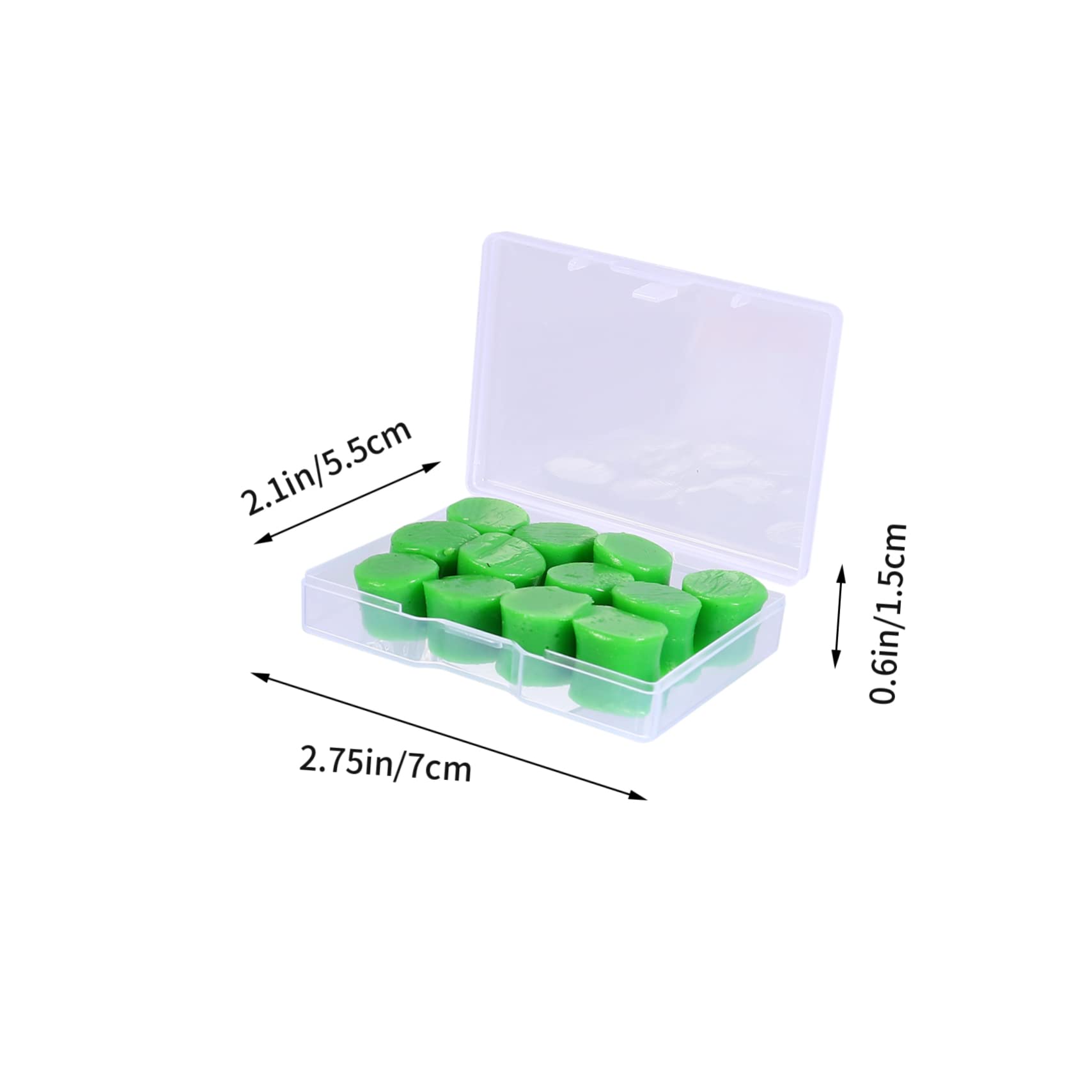 minkissy Silicone Earplugs 24 Pairs Noise Canceling High Fidelity for Work Shooting and Sleeping Water Resistant Earplugs for Swimming