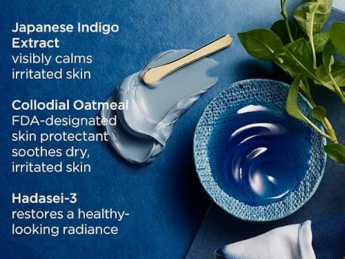 TATCHA Indigo Calming Cream | Face Moisturizing Cream for Eczema & Redness | 50ml / 1.7 oz - Thumbnail 6