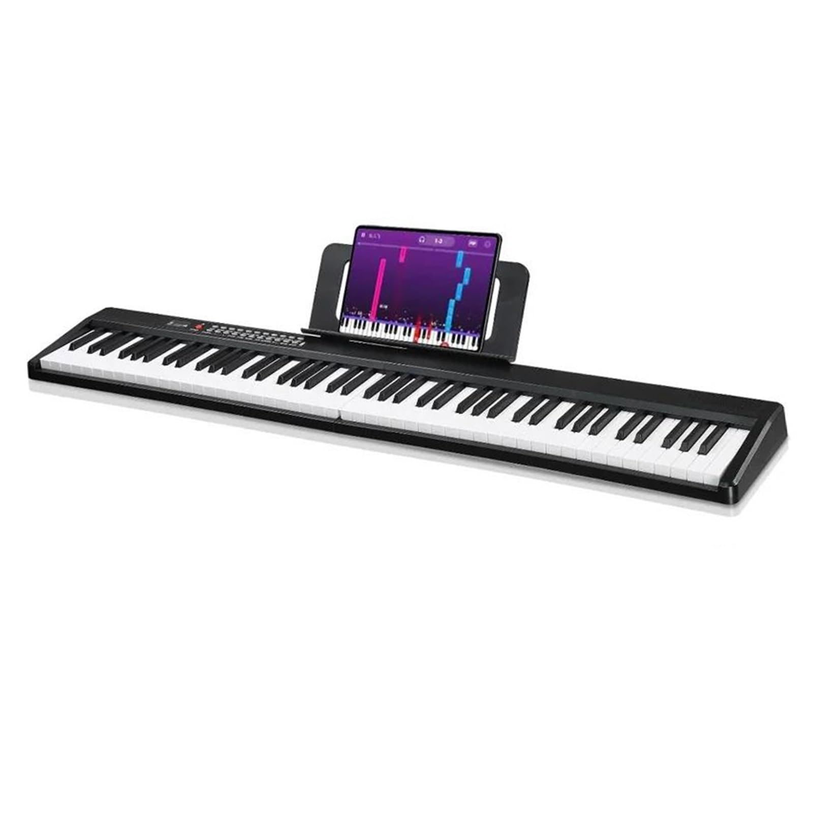 Pianino Elektroniczne 88 Klawiszowe Składane Pianino Elektroniczne Półważone Profesjonalny Instrument