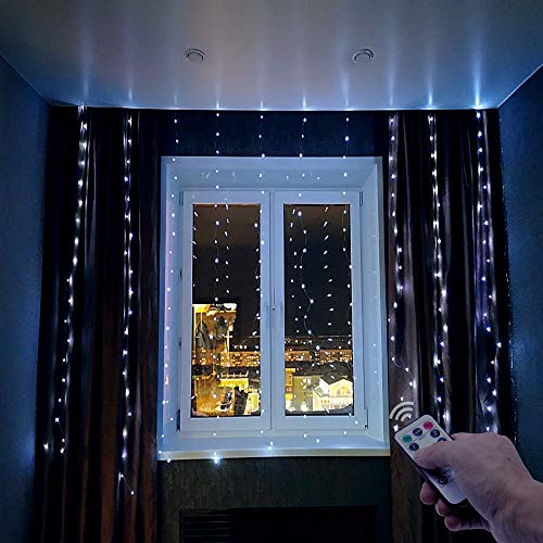 LED Rideau Guirlande Chaîne USB Lights Fairy Lights Contrôle Télécommande Famille Chambre à coucher familiale pour le nouvel an Décorations de Noël (warm white) Cover