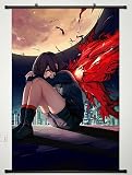 Tokyo Ghoul Wall Scroll Poster Fabric Painting for Anime Touka Kirishima 68 L