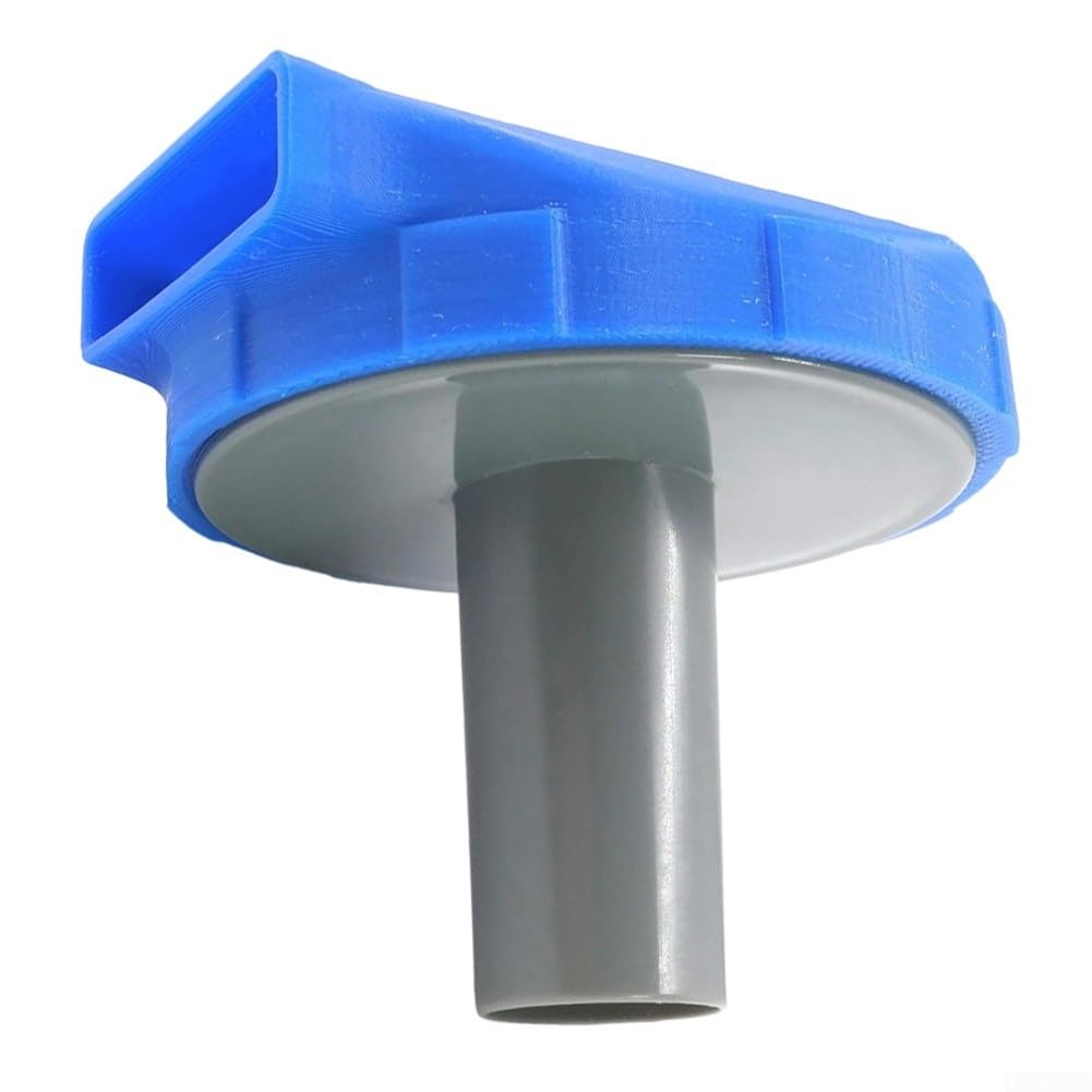 Pool Inlet Nozzle for Intex 11070, 360° Rotatable Return Jet with Connector, Tool-Free Install for Models 26165EH 26183MW 26301T 26341W(gray+blue)