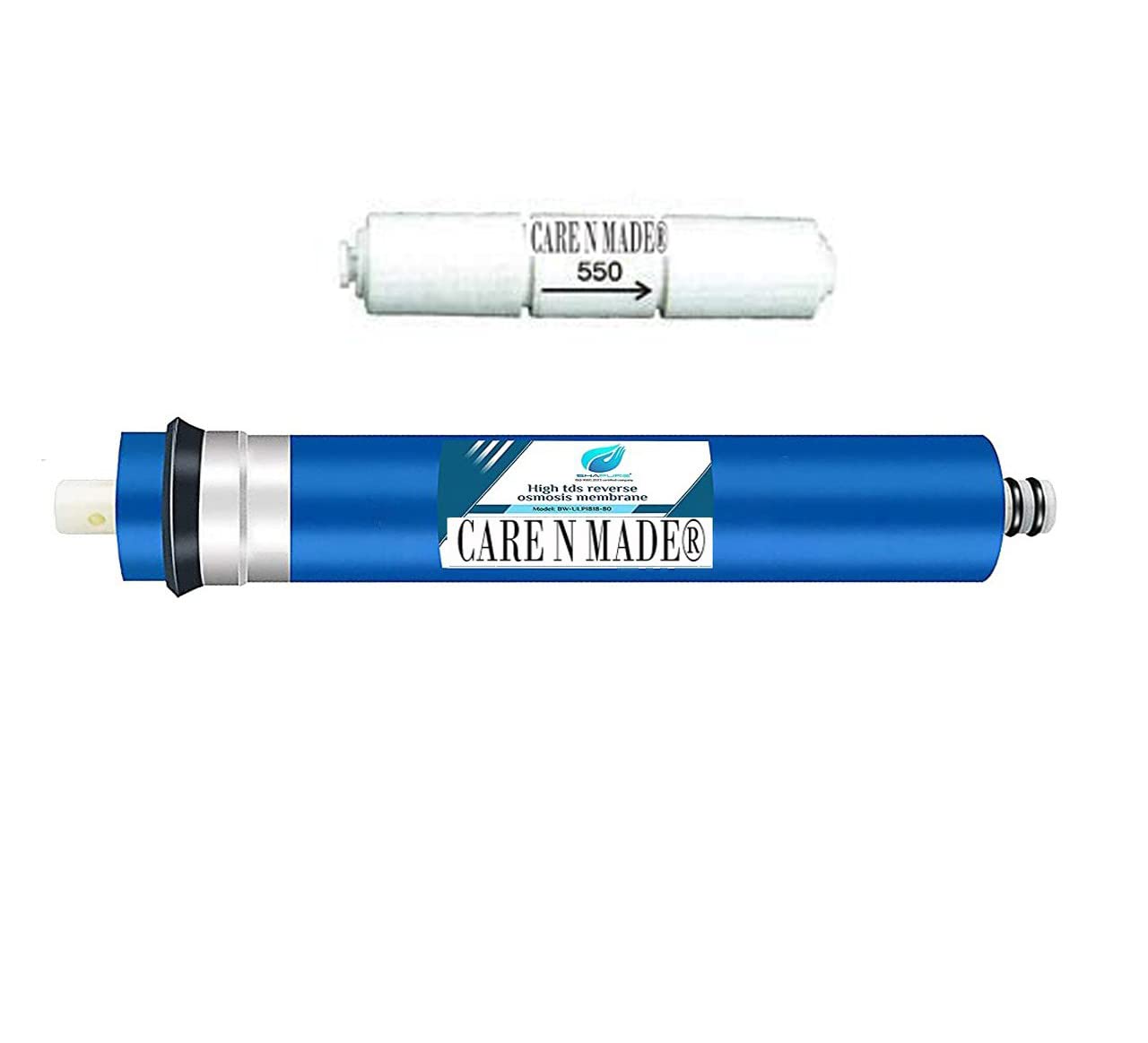 NF Membrane, TFC Dry 100 GPD, BARC Licensed, Flux Rate Around 30 ltrs/hr, Pore Size 0.0015 μ, for Input TDS up to 200 ppm, Wastage 0.4 app, with FR-image-46