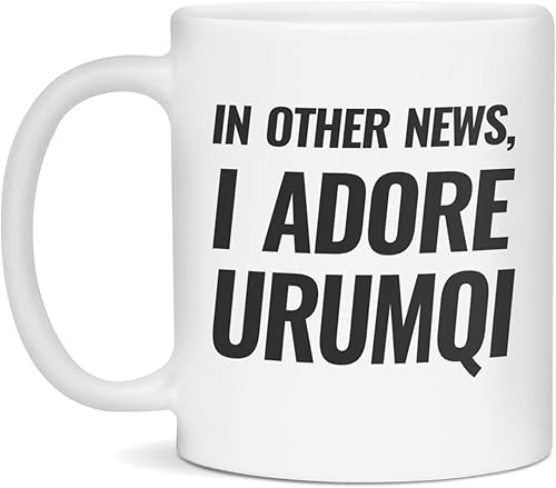 In other news I adore Urumqi Ceramic Coffee Mug, 11-Ounce White