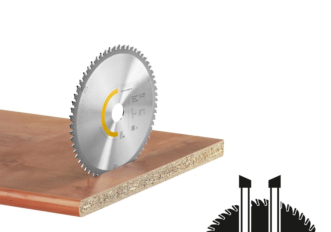 Festool 216mm 48T Table Saw Blade for SymC 70 216x2,3x30 491050