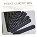 HEALSOPTHY 40Pcs Non Woven Hat Pads Sweat Absorbing Collar Sweatbands Self Adhesive Liner Pads for Caps Each Convenient Sweat Protection