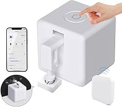 bot de dedo,Empurrador de botão inteligente Fingerbot Sem fiação Compatível com Home BT Hub Controle remoto sem fio Interruptor de luz inteligente Bot Timer Controle de voz Controle automático