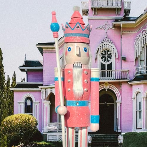 CDL 6F-K36 Nussknacker aus Holz, lebensgroß, groß, 183 cm hoch,...