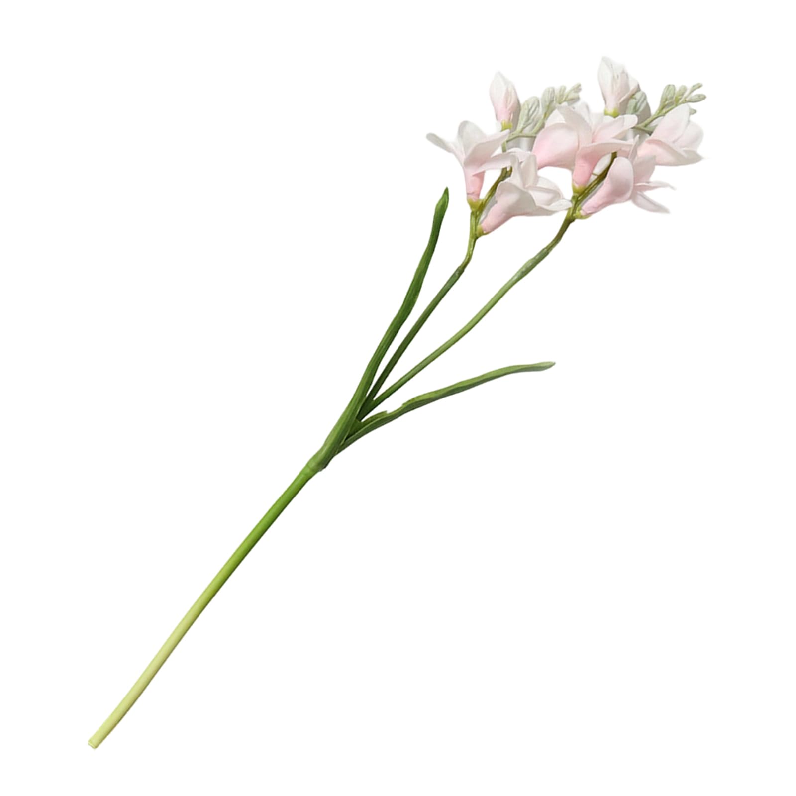 Jazuaiao Artificial Freesia Flower with Flexible Iron Wire for Photography and Vase Arrangements Flexible Faux Blossomy