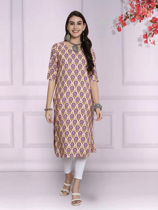 Pinkmint Kurti's For Women Combo Crepe Kurti Suitable For College Regular Home Wear Outrdoor Wear(Pack Of 6)