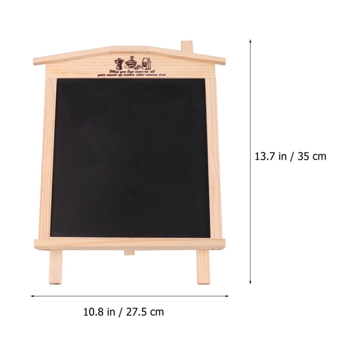 Magnetische Haushalts Kreidetafel mit Schwarzer Oberfläche und Feiner Kantenverarbeitung Multifunktionale Nachrichtentafel zum Beschriften im Haushalt