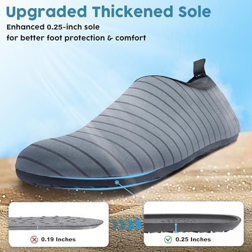 Metog Water Shoes $5.96 - Quick-Dry Aqua Socks for Beach & Swim