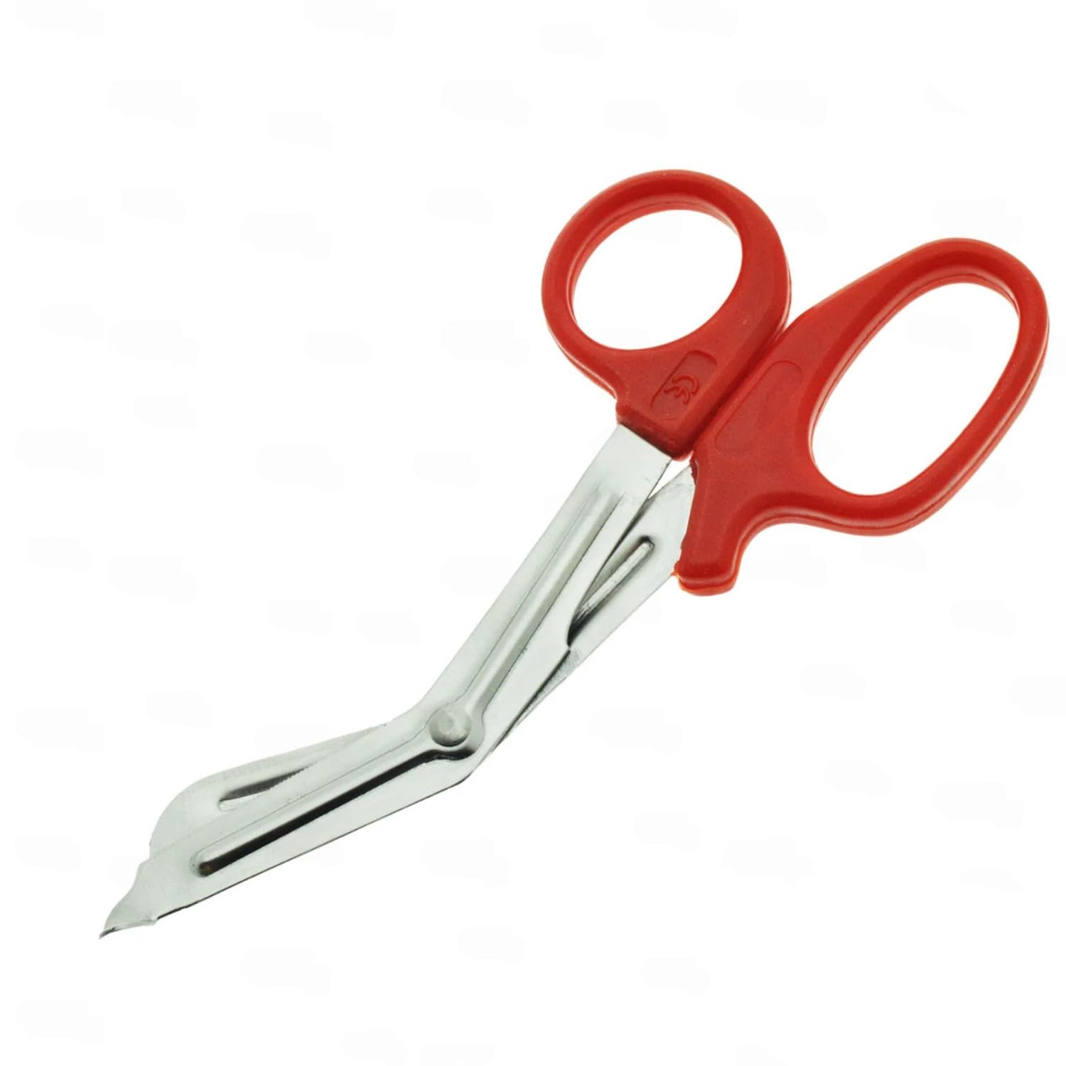 Ynr Red Medical Scissors – Stainless Steel First Aid Scissors, Curved Paramedic With Serrated Blade, Trauma & Nurse Scissor For Emt, Ems, Vets, Nursing Use | (Red) 7.5 Inches