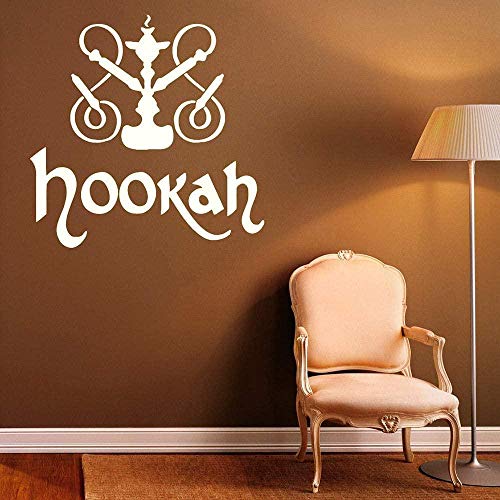 Shisha Wandaufkleber Vinyl Aufkleber Casual Arabian Home Decor Wohnzimmer Shisha Wandtattoo Aufkleber Schlafzimmer Cafe…
