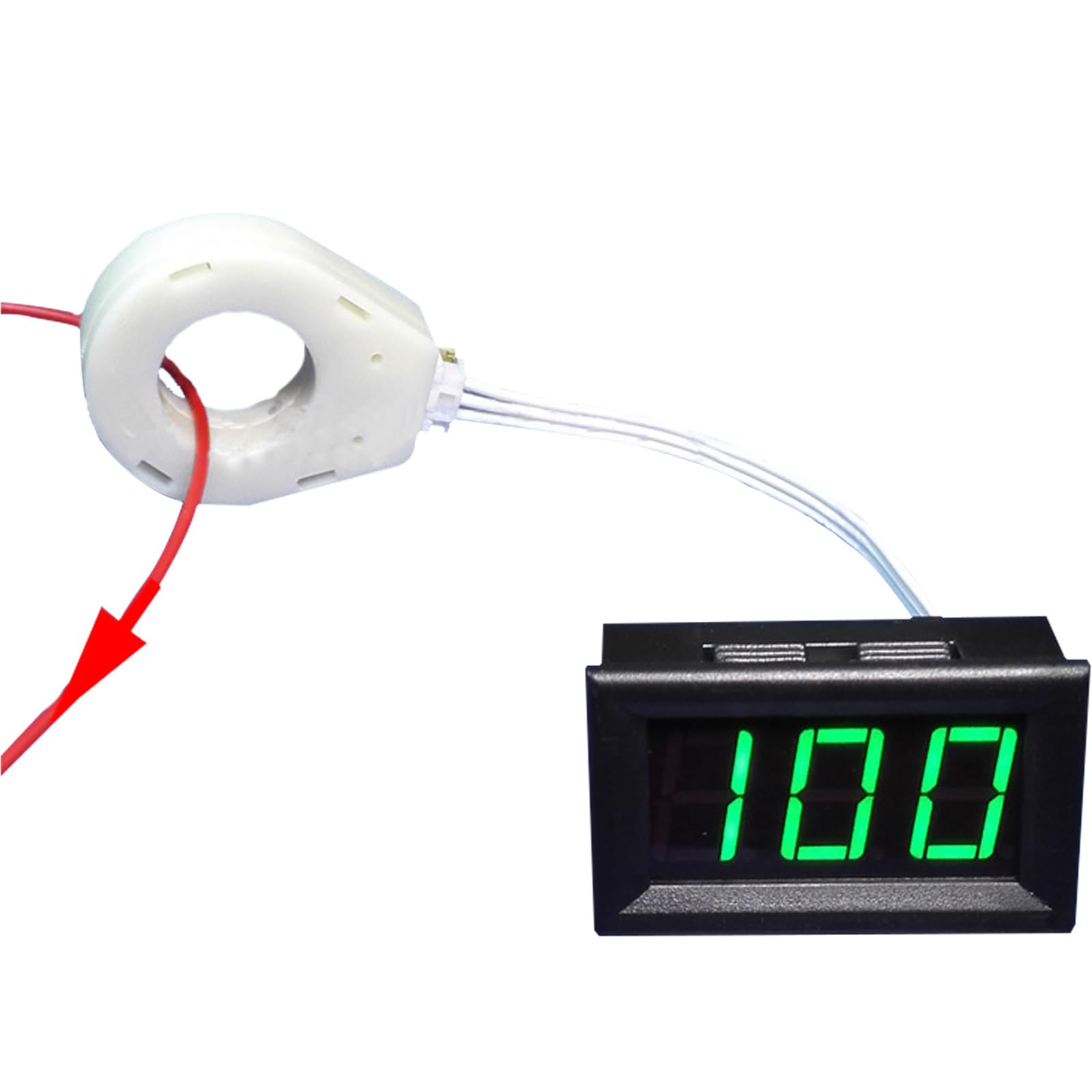 Voltmetro Amperometro Digitale DC 12V-120V Con Sensore – 50A 100A 200A 400A, Carica E Scarica