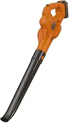 BLACK+DECKER Soprador de Folhas, Leve e Silencioso, Sem Fio, com Bateria e Carregador, Modelo LSW221, Bivolt