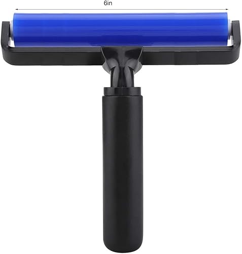 Miniatura 5 de Rodillo de eliminación de polvo, rodillo manual de silicona azul de 4 tamaños, herramienta de limpieza antiestática para el hogar, dormitorio, sala