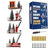 KOTIJOKI Estante de pared de escape de incendios de 4 niveles, oficina