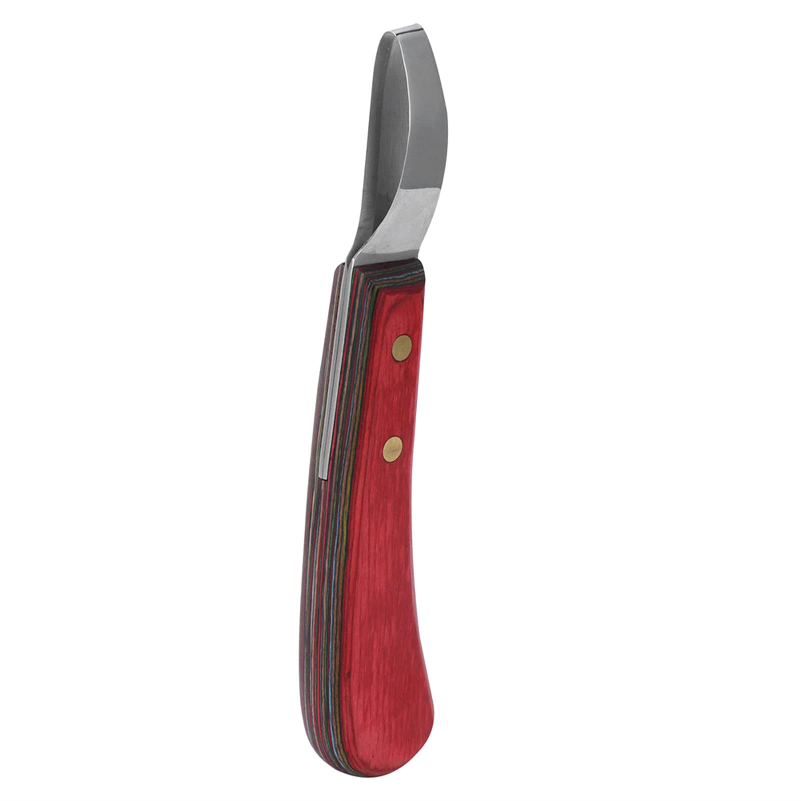 Cuchillo de Pezuñas Curvado para Herradores, Hoja de Acero Afiliada con Ergonómico de , Herramienta de Recorte Eficiente para Caballos, Ideal para Herrar Caballos Final Selling Points: