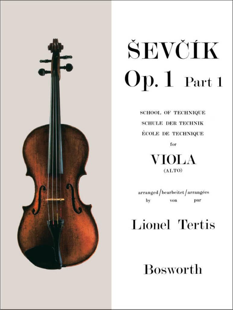 Amazon | Sevcik Op. 1, Part 1: for Viola, School of Technique