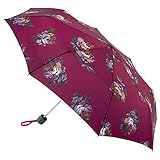 Clothing Joules Minilite Womens Umbrella One Size Heritage Peony Berry