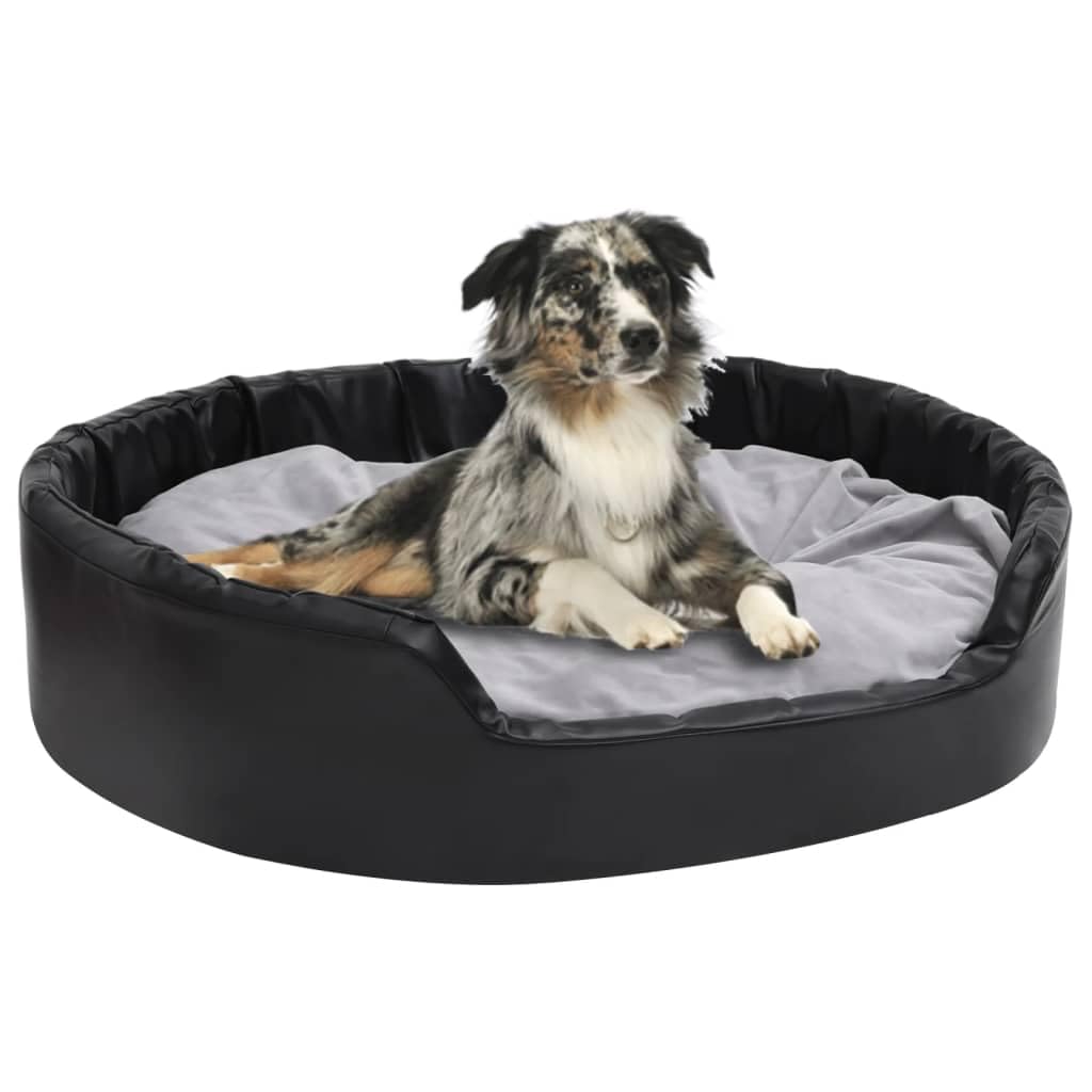 Cama para perros pequeños de felpa suave y piel sintética de fácil cuidado con base antideslizante y funda lavable con cremallera como sofá grueso acolchado para mascotas