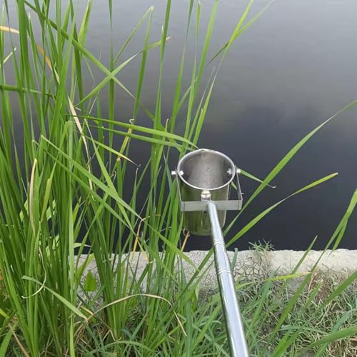 Teleskop-Wasser-Probenehmer-Kit, 304 Edelstahl-tiefes Brunnen-Beabtast-Werkzeug mit Schwenkbecher für Rivers Lakes Pools Kanalinspektion Tragbare Laborausrüstung