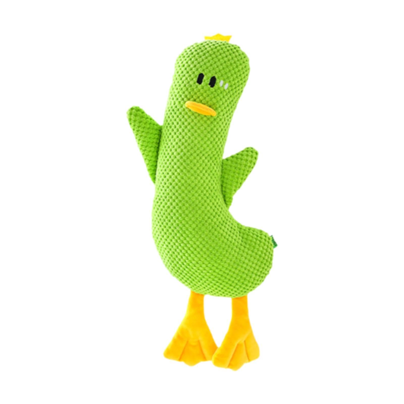 Jouet à Mâcher pour Chien Jouet Interactif Sonore d'exercice pour Animaux de Compagnie en Forme de Canard avec Couineur Intégré Approprié pour Offrir, S