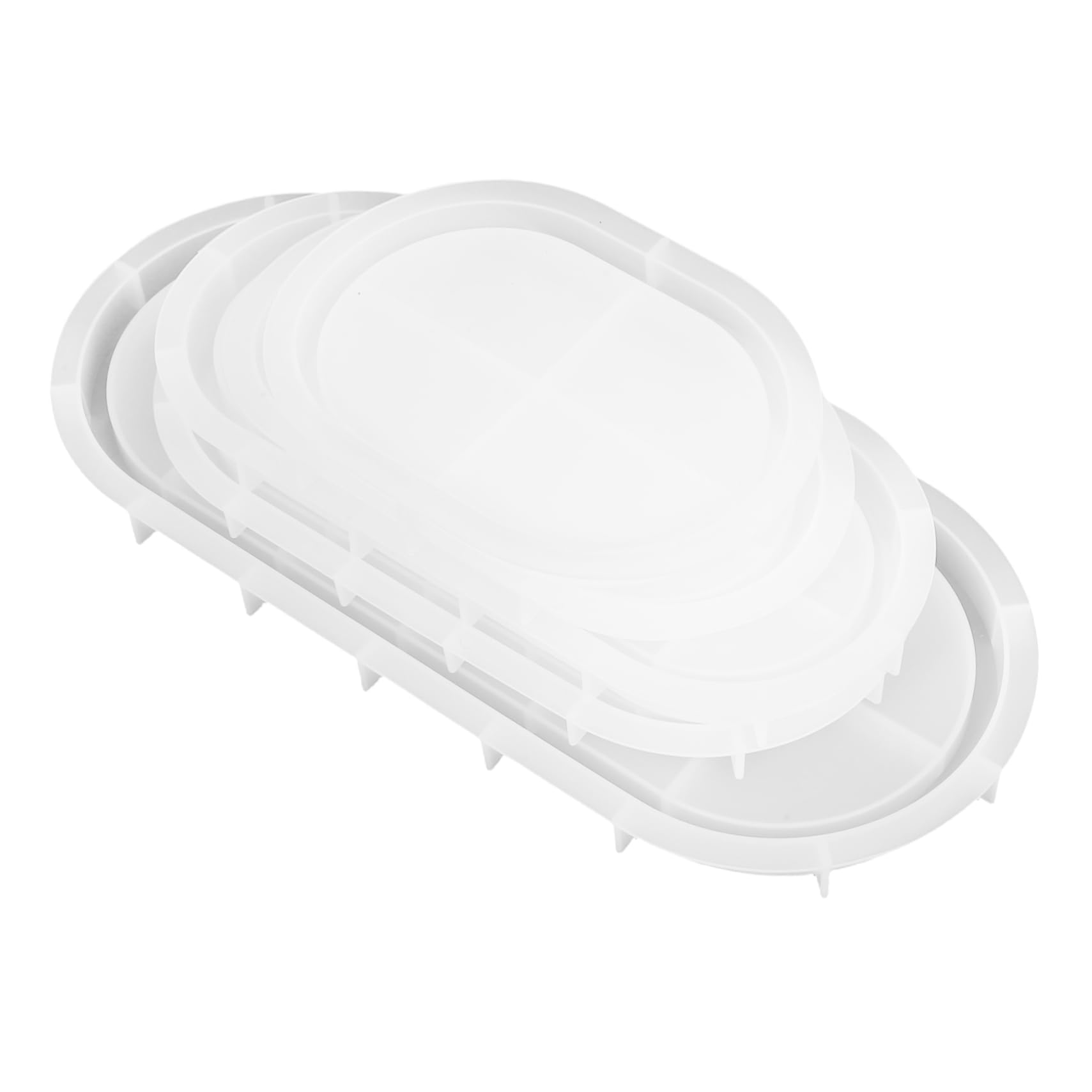 DOITOOL 5pezzi Stampo Ovale in Resina Per Resina Epossidica Stampo in Silicone Per Gioielli Fai Da Te