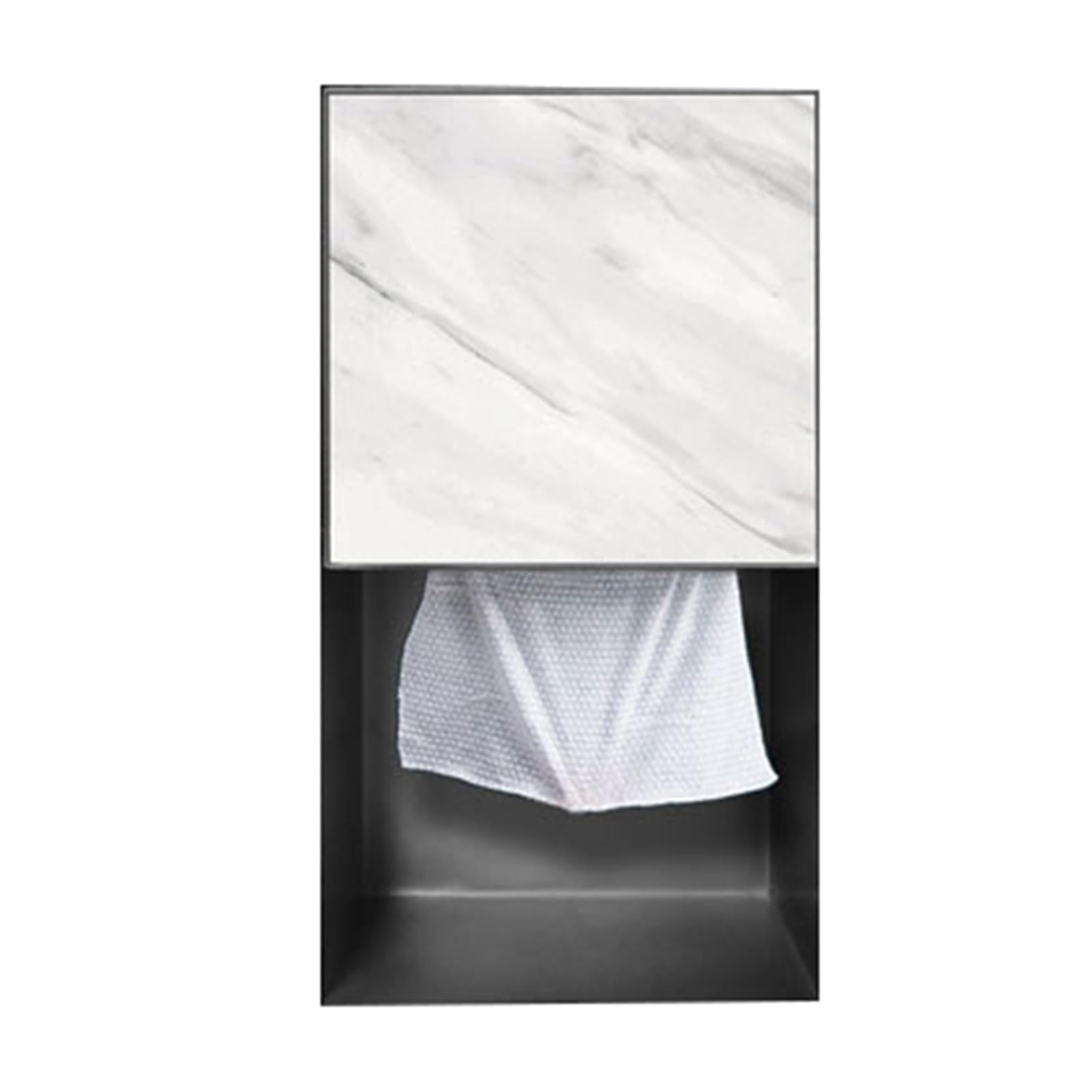 DJVHSRI Stainless Steel Shower Niche Recessed Bathroom Storage Cubby Inserts Shampoo Caddy Inset Shelve for Bathroom Cabinet Replacement