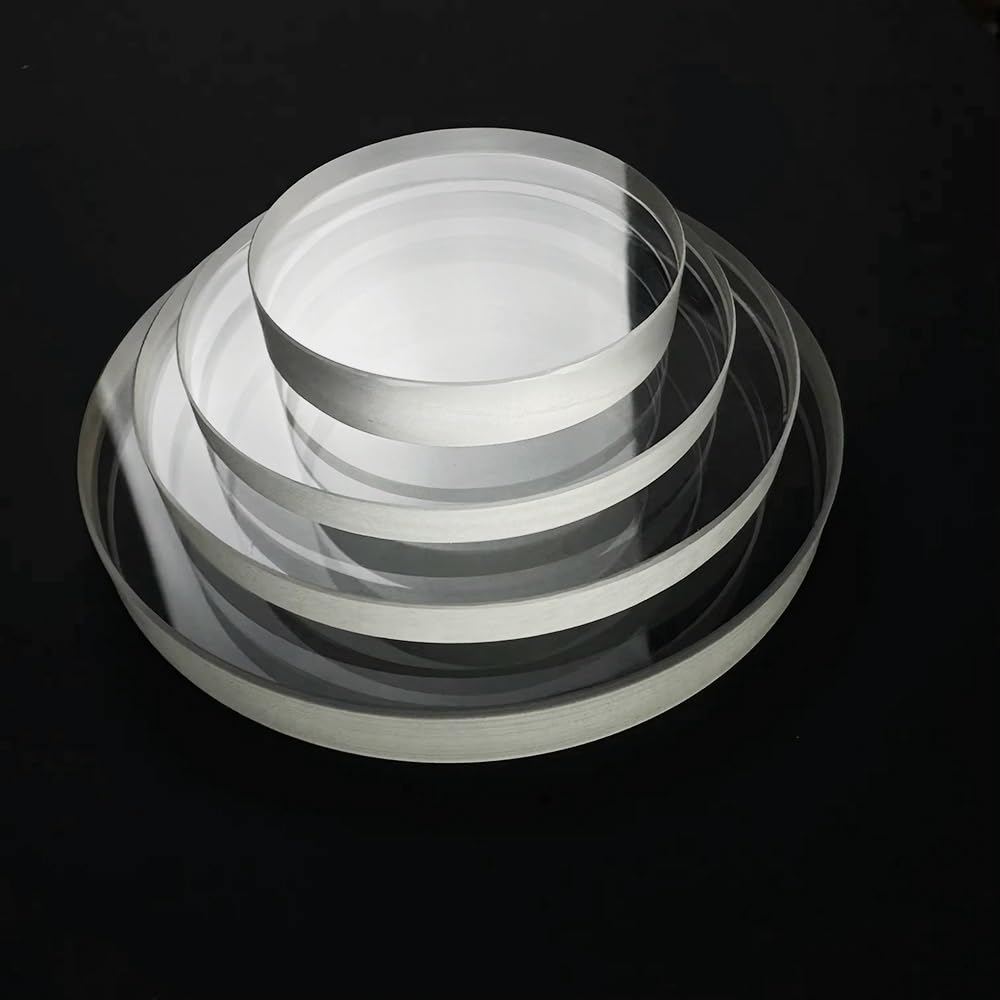 Tarcza Wziernika Borokrzemianowego O Grubości 15 Mm, Odporna Na Temperaturę 500 ℃, Średnica 110–200 Mm, Okienko Zbiornika Przemysłowego, 1 Szt.(Diameter 125mm)