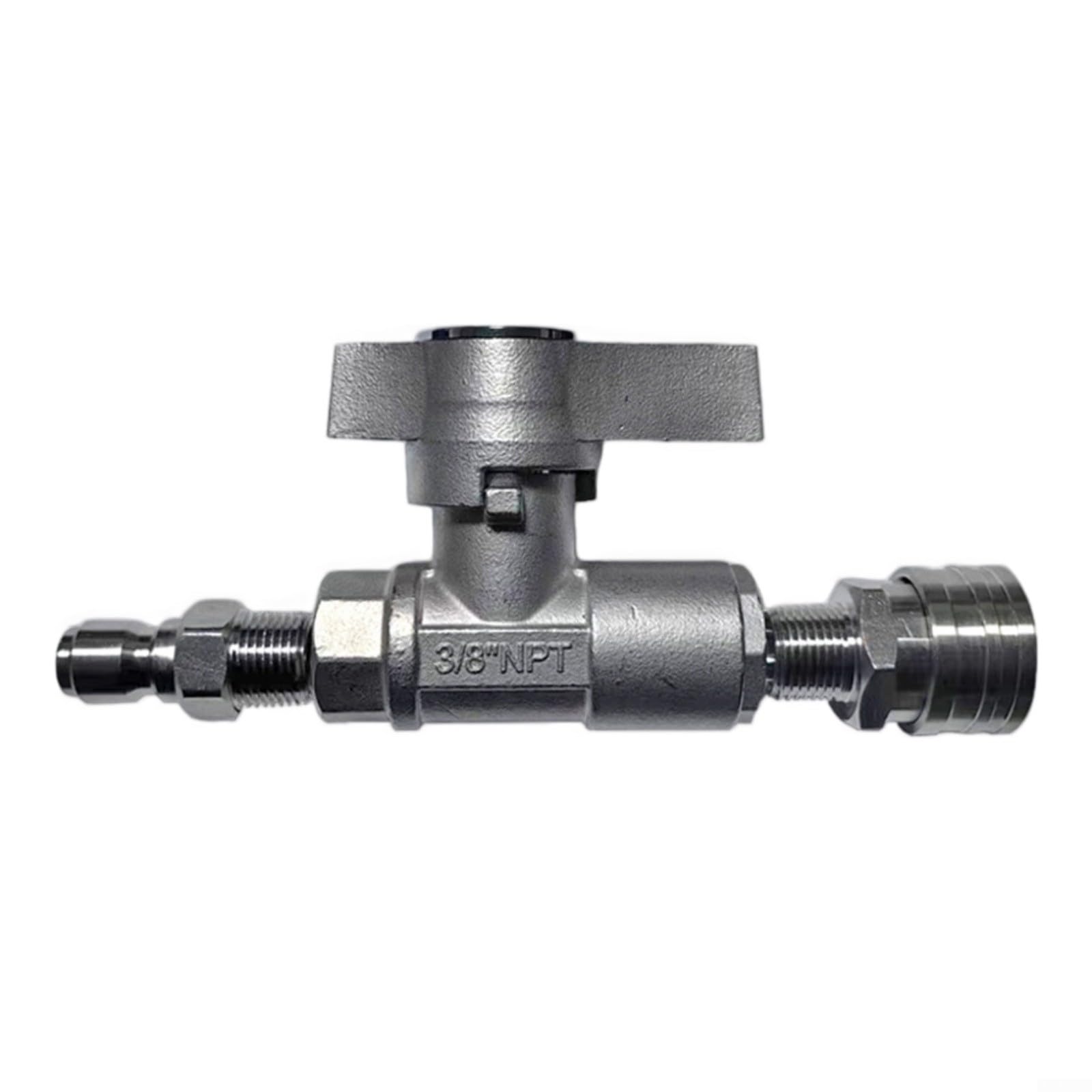 Robinet sphérique DN10 pour tuyaux 3/8 de lavage de cour et véhicules