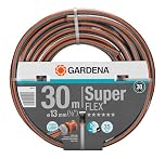 Gardena Premium Superflex Hose, 13 mm (1/2 inch), 30 m: Garden Hose with Power Grip Profile, 35 bar Burst Pressure, Highly Flexible, Keeps its Shape, UV Resistant (18096-20)