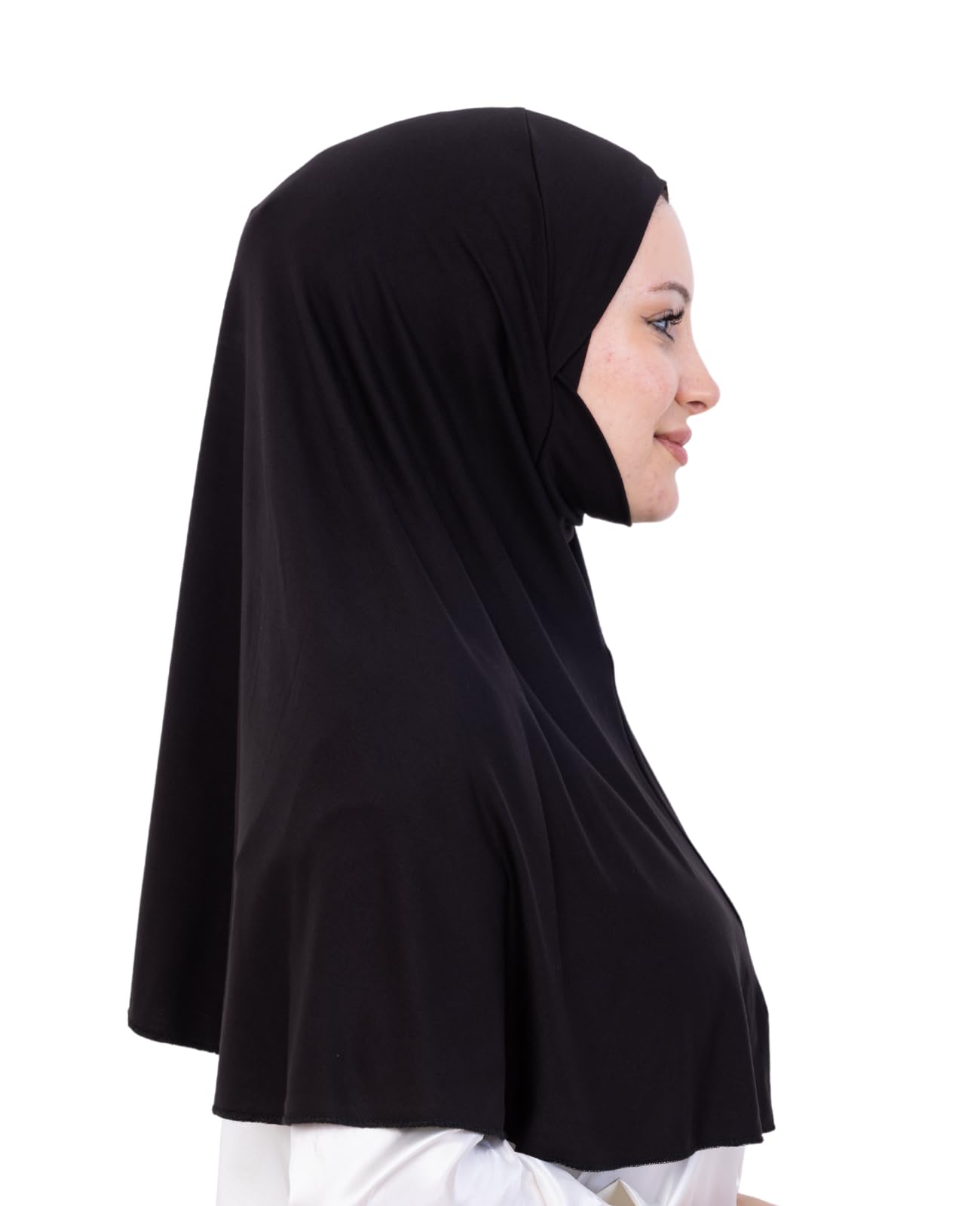 Prien Łatwy do noszenia hidżab dla kobiet, muzułmański natychmiastowy turban z nikabem, islamskie ubrania, miękki szalik do modlitwy, Abaya, Khimar