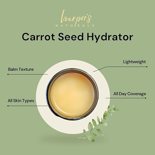 Miniatura 3 de Harper's Naturals Hidratante facial de zanahoria, hidratante facial totalmente natural, para todo tipo de piel, cobertura durante todo el día,