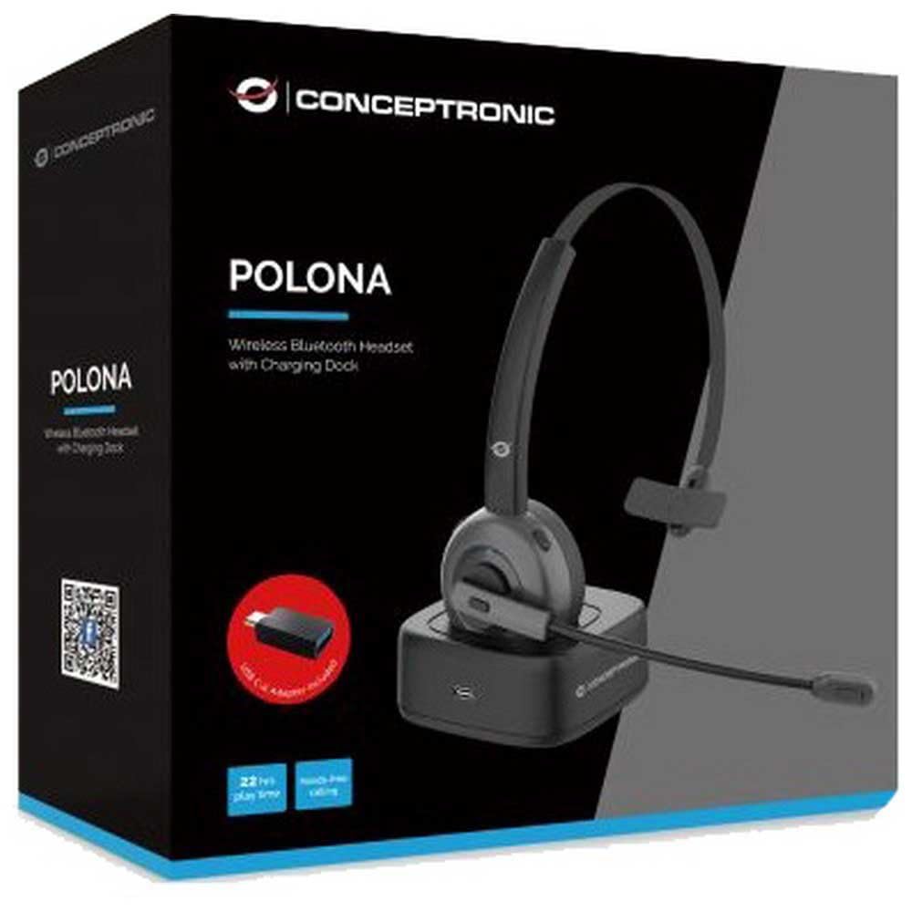 Conceptronic Polona03bd Wireless Monaural Headphone One Size