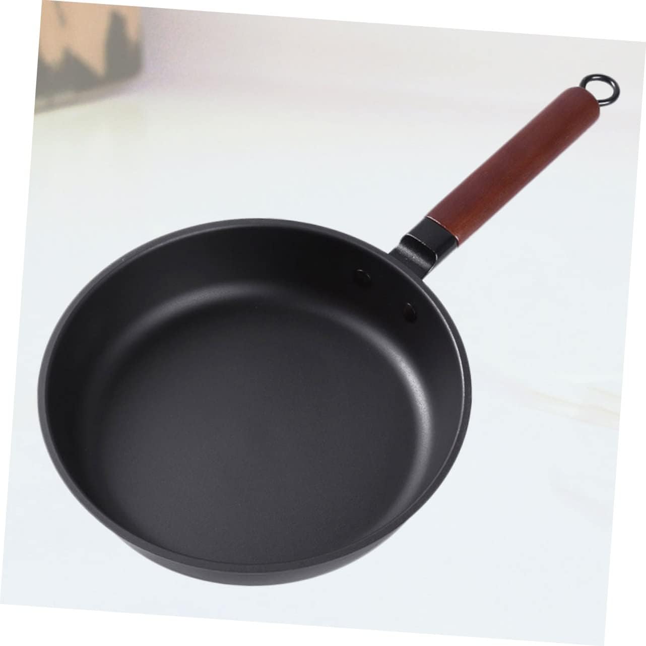 Luxshiny Non-stick Pan for Cooking Uncoated Frying Pan for Eggs and Pancakes Practical Kitchen Essential for Gas and Induction Cooktops