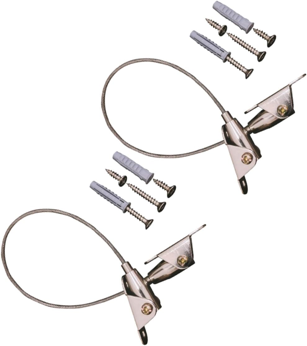 2sets Furniture Straps for Wall Mount Safety Proofing Straps for Bookshelf Dresser Mirror Proofing Furniture Anchors
