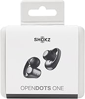 Vista 10 de SHOKZ OpenDots ONE - Auriculares de oído abierto, Auriculares de clip con micrófono - Auriculares inalámbricos Bluetooth con micrófono - Seguros