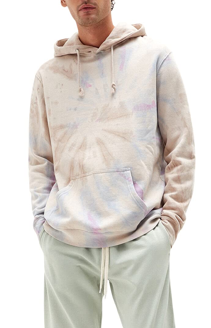 PacSun Men's Tan Spiral Dye Hoodie