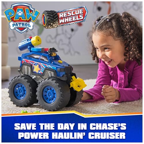 Paw Patrol 6071055 Rescue Wheels Chase’S Power Haulin’ Cruiser, Toy Truck thumb #1