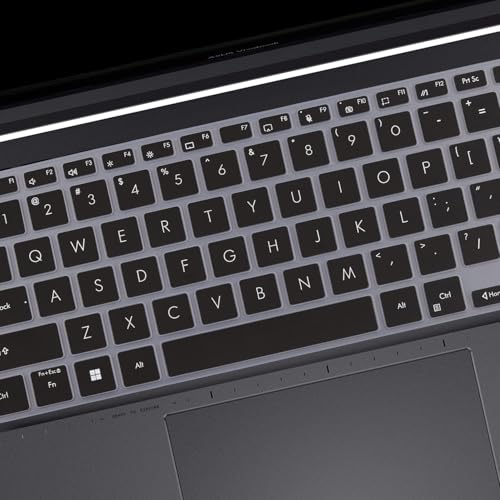 Image of RAYA Silicone Keyboard Skin Cover for ASUS Vivobook 14 OLED (X1405 / M1405) & Vivobook S 14 Flip (TP3402 / TN3402) & VivoBook S 14 OLED (S3402) Laptop (Black)