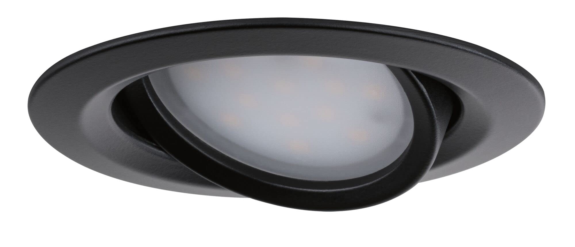 Paulmann 93875 Luminaria empotrable LED Nova Plus incl. cabezal, juego básico orientable ed. 84mm 50° 3x6W 230V regul. 2700K blanco mate, foco