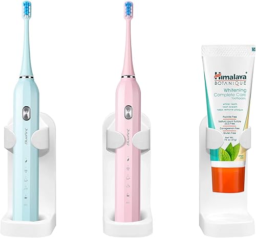 Miniatura 7 de Portacepillos de dientes eléctricos para baño, organizador de cepillos de dientes eléctricos, almacenamiento de cepillos de dientes para baño,